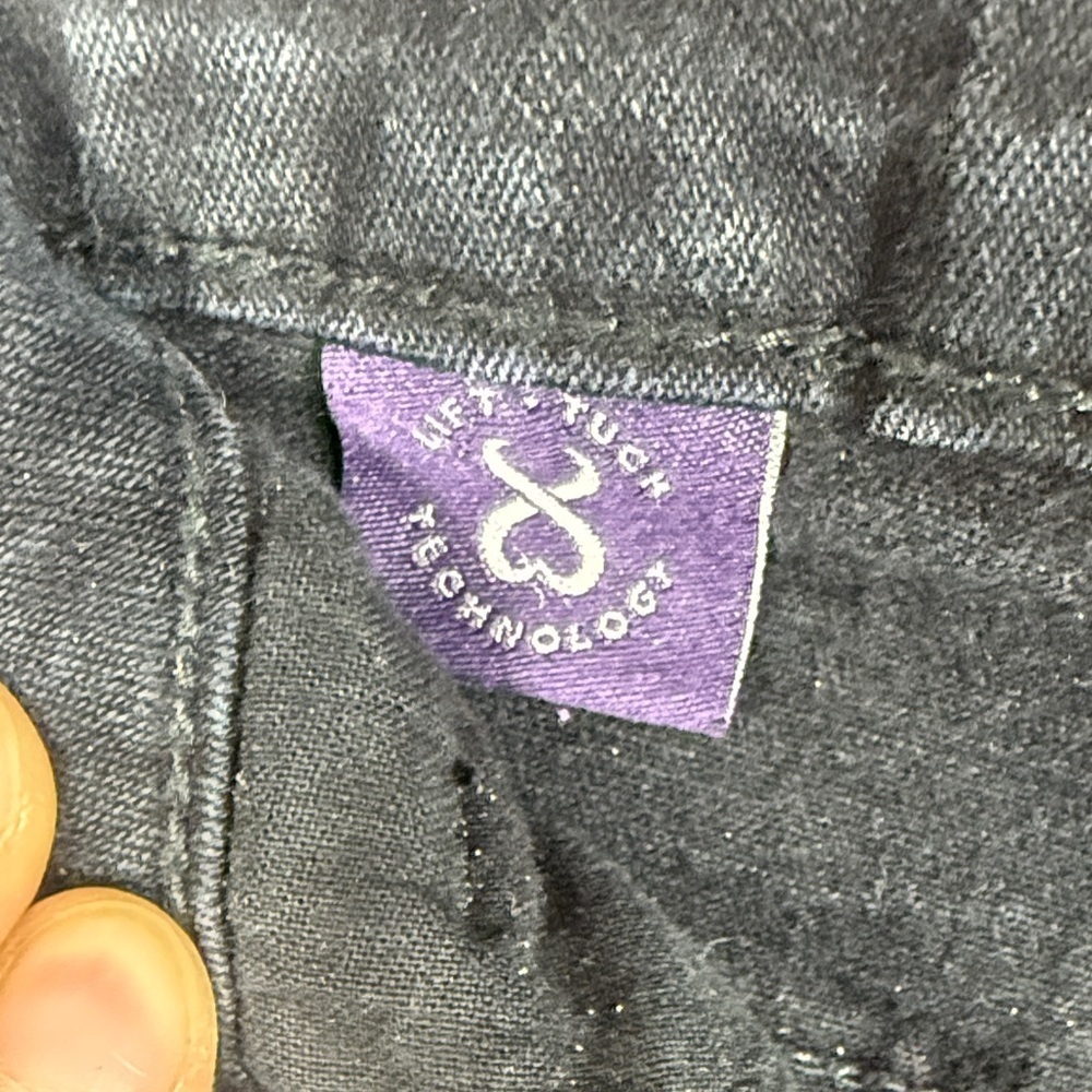 NYDJ Classic Black Slimming Lift Tuck Technology Straight Leg Jeans Size 12P - Picture 8 of 12